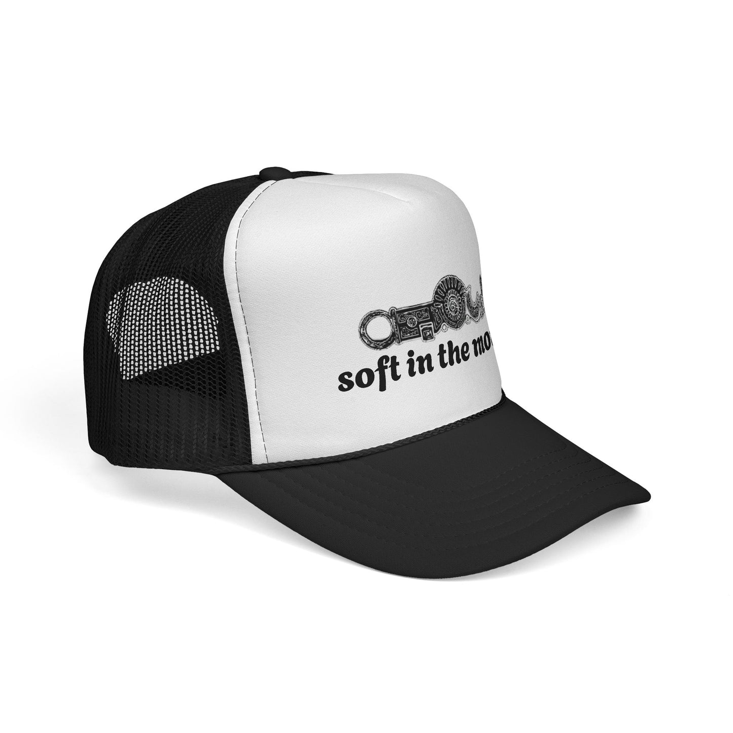 Funny Soft in the Mouth Trucker Cap, western humor, Great Gift for Friends, Summer Style. Cowboy fashion