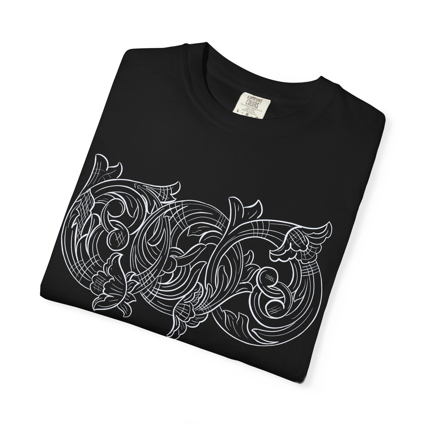 Rising M comfort colors scrolling front - roper logo back