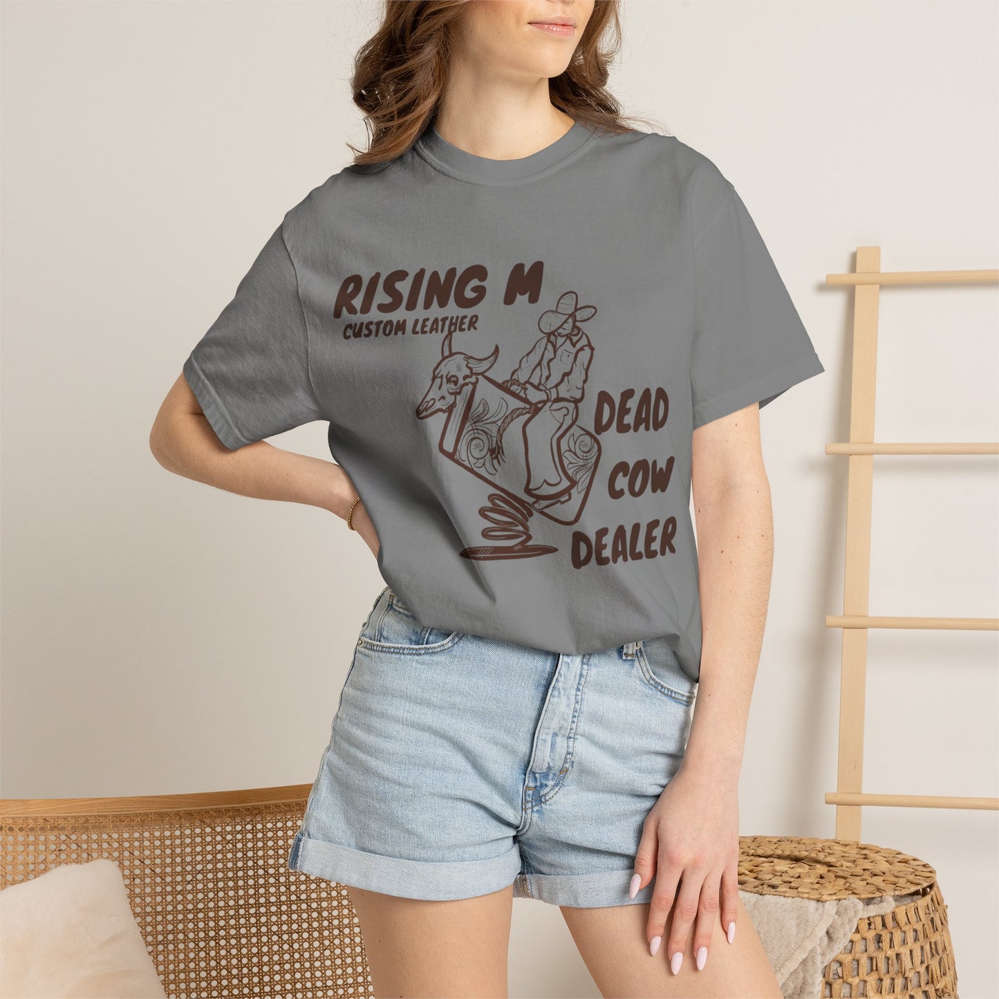Dead Cow Dealer comfort colors tee ( front design only)