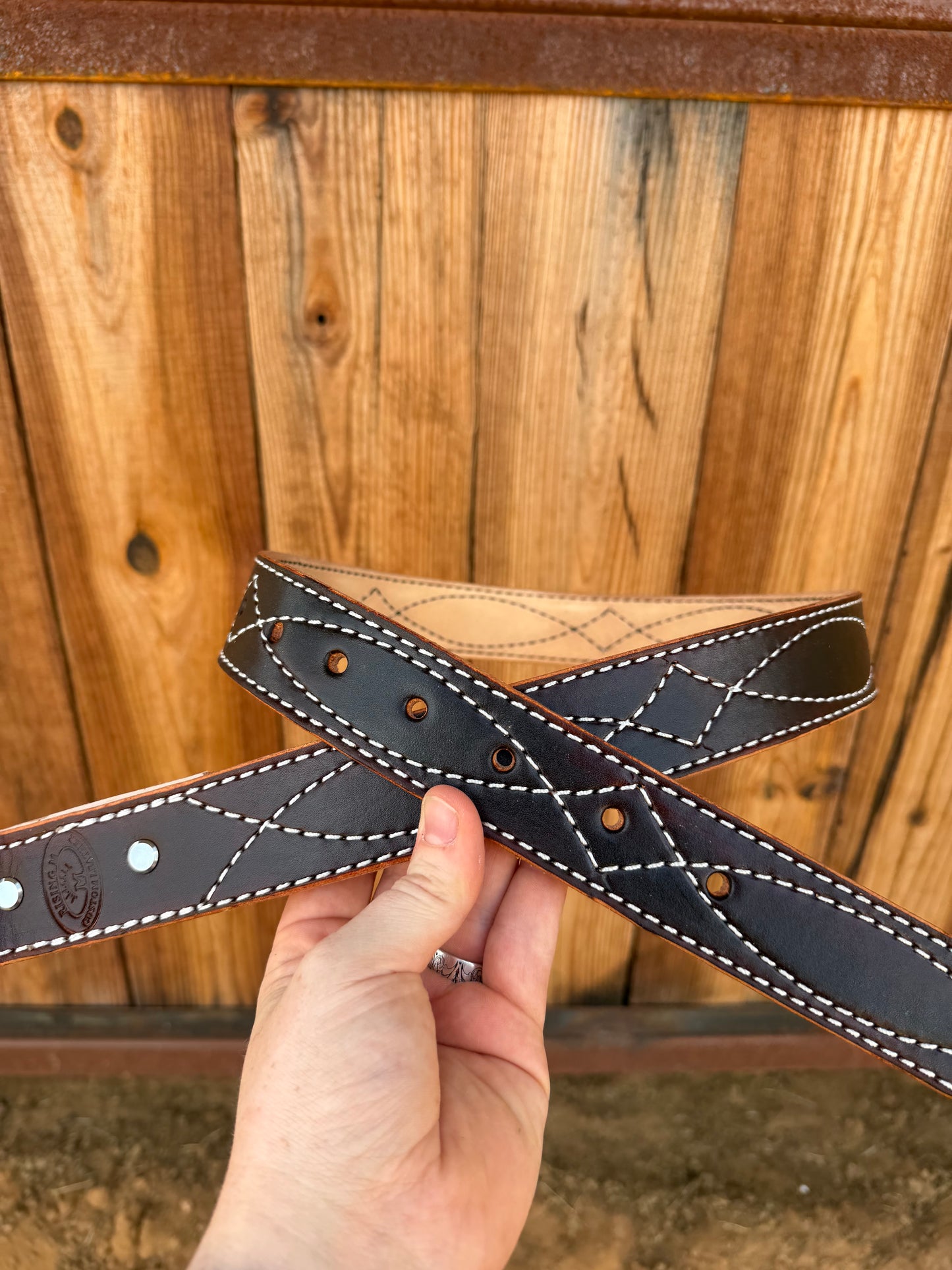 Brown Smooth Belt