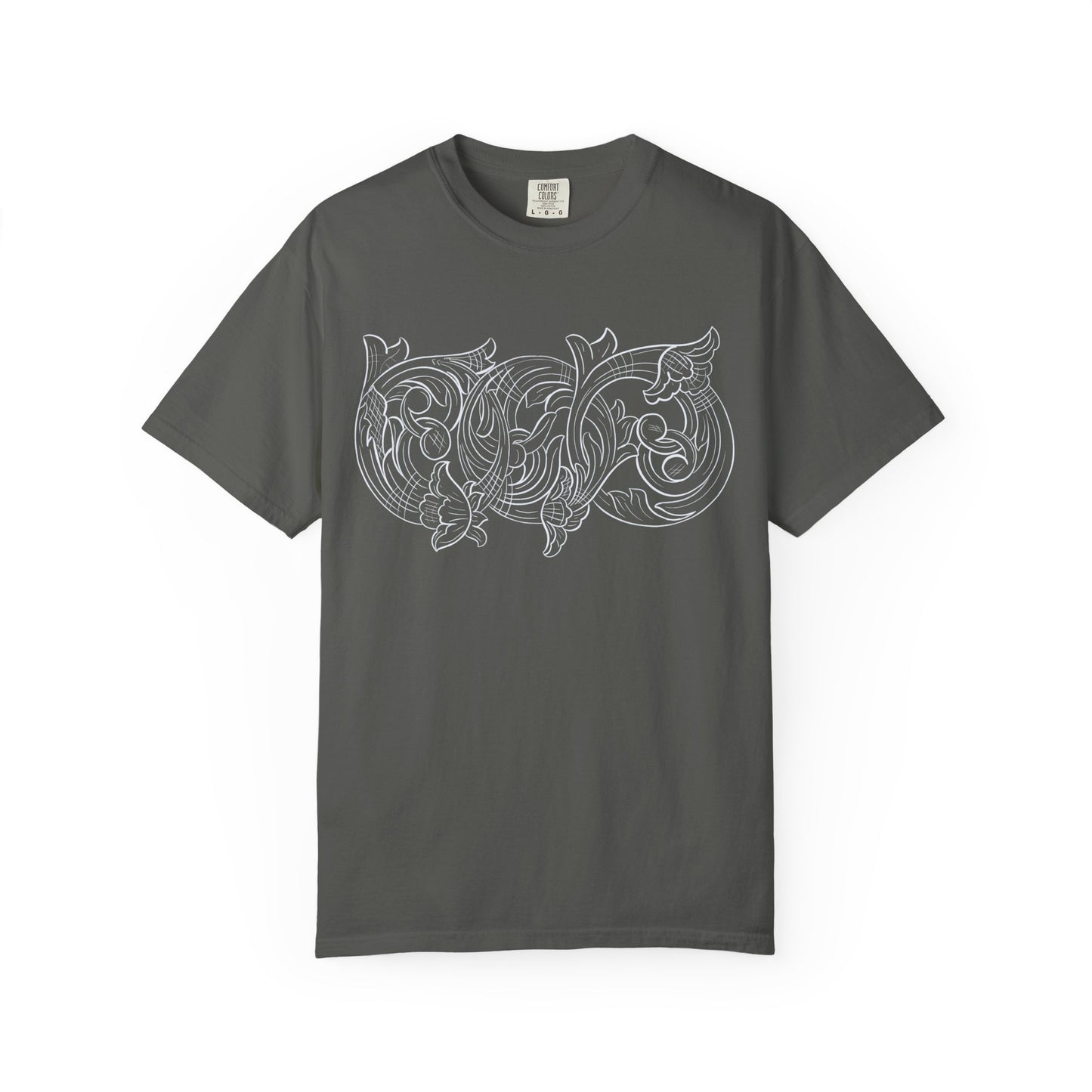 Rising M comfort colors scrolling front - roper logo back