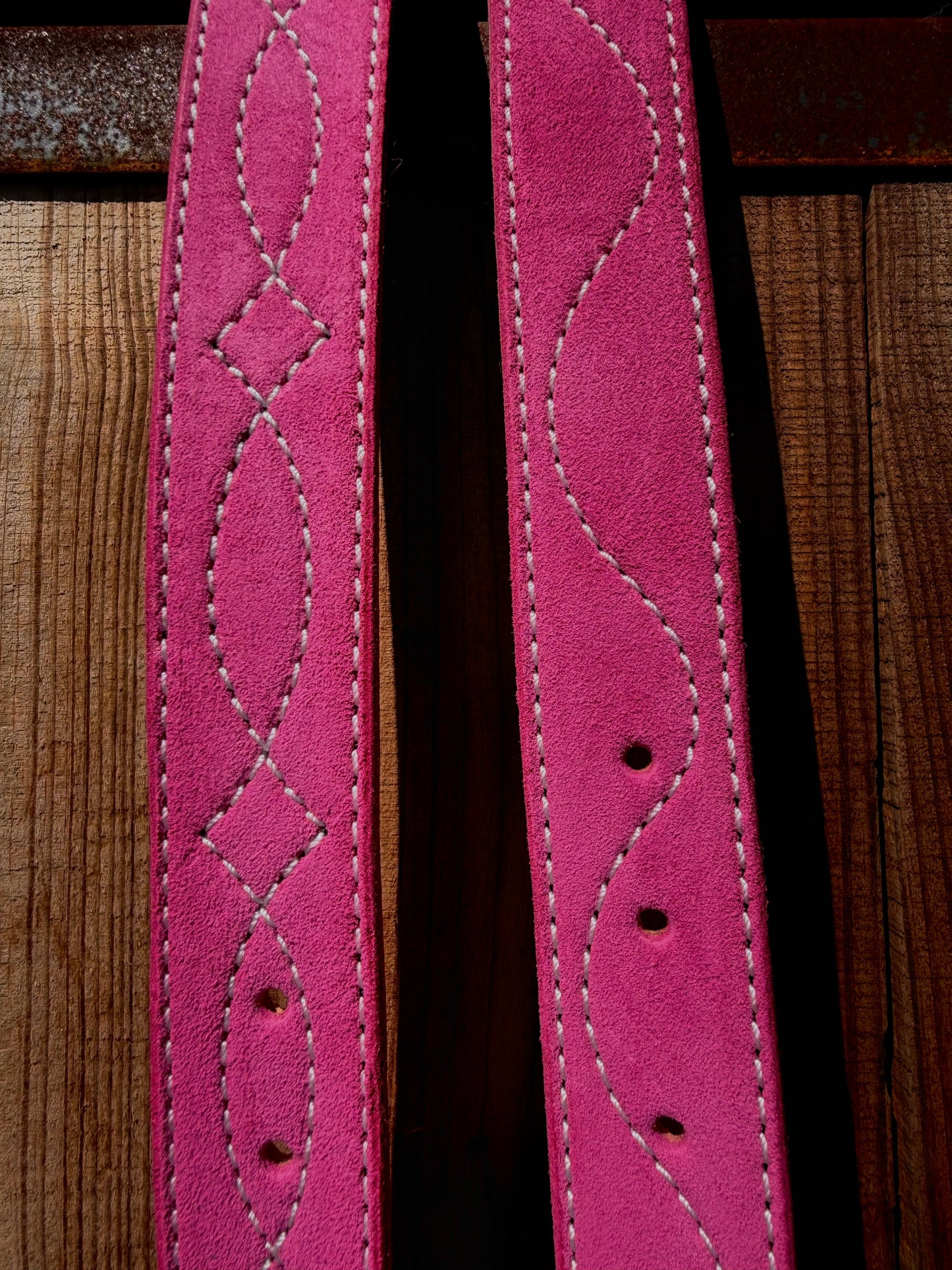 Pink Suede Belt