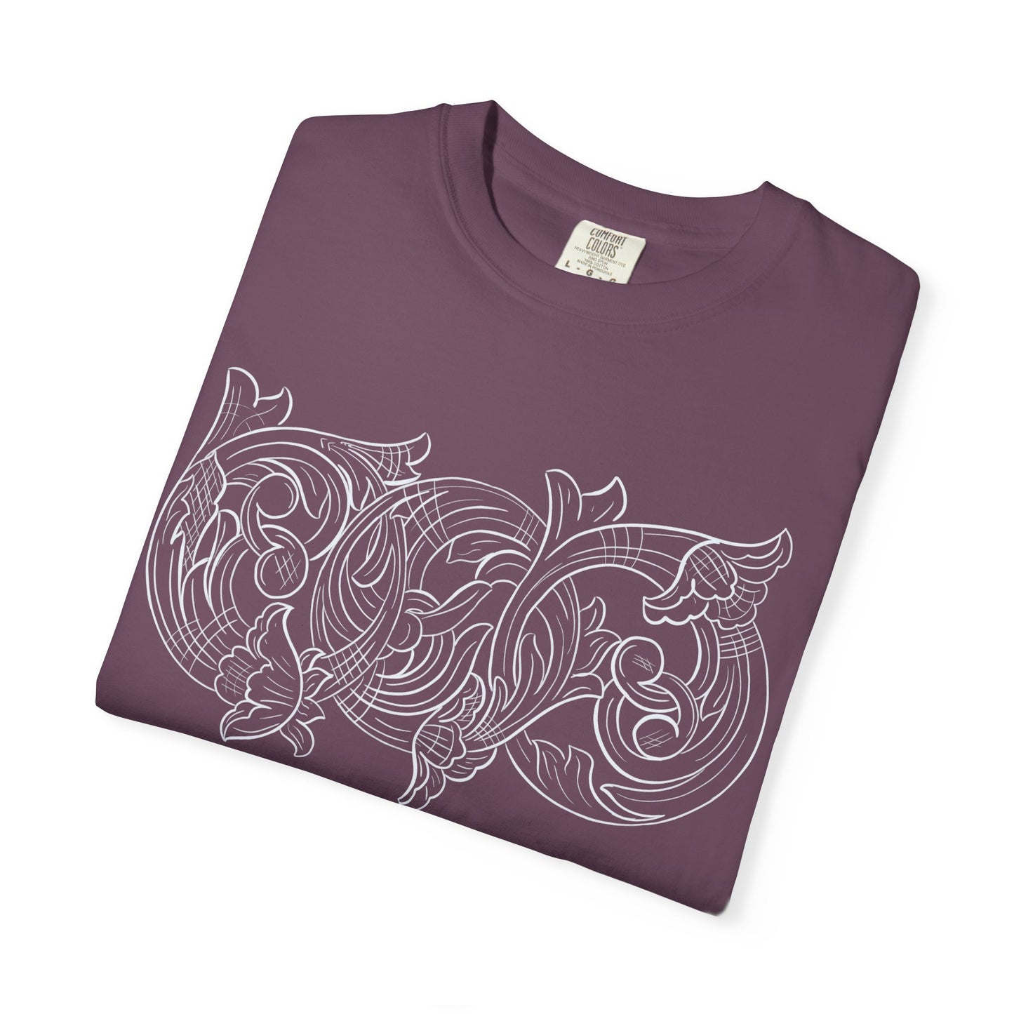 Rising M comfort colors scrolling front - roper logo back