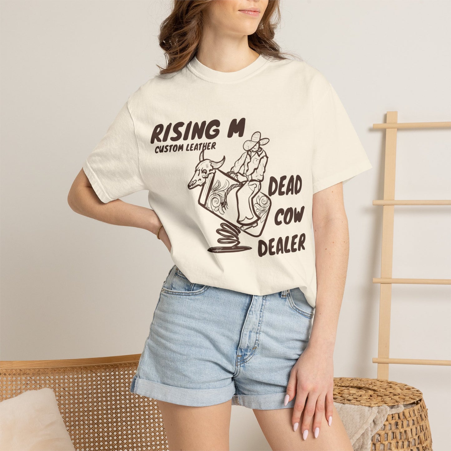 Dead Cow Dealer comfort colors tee ( front design only)
