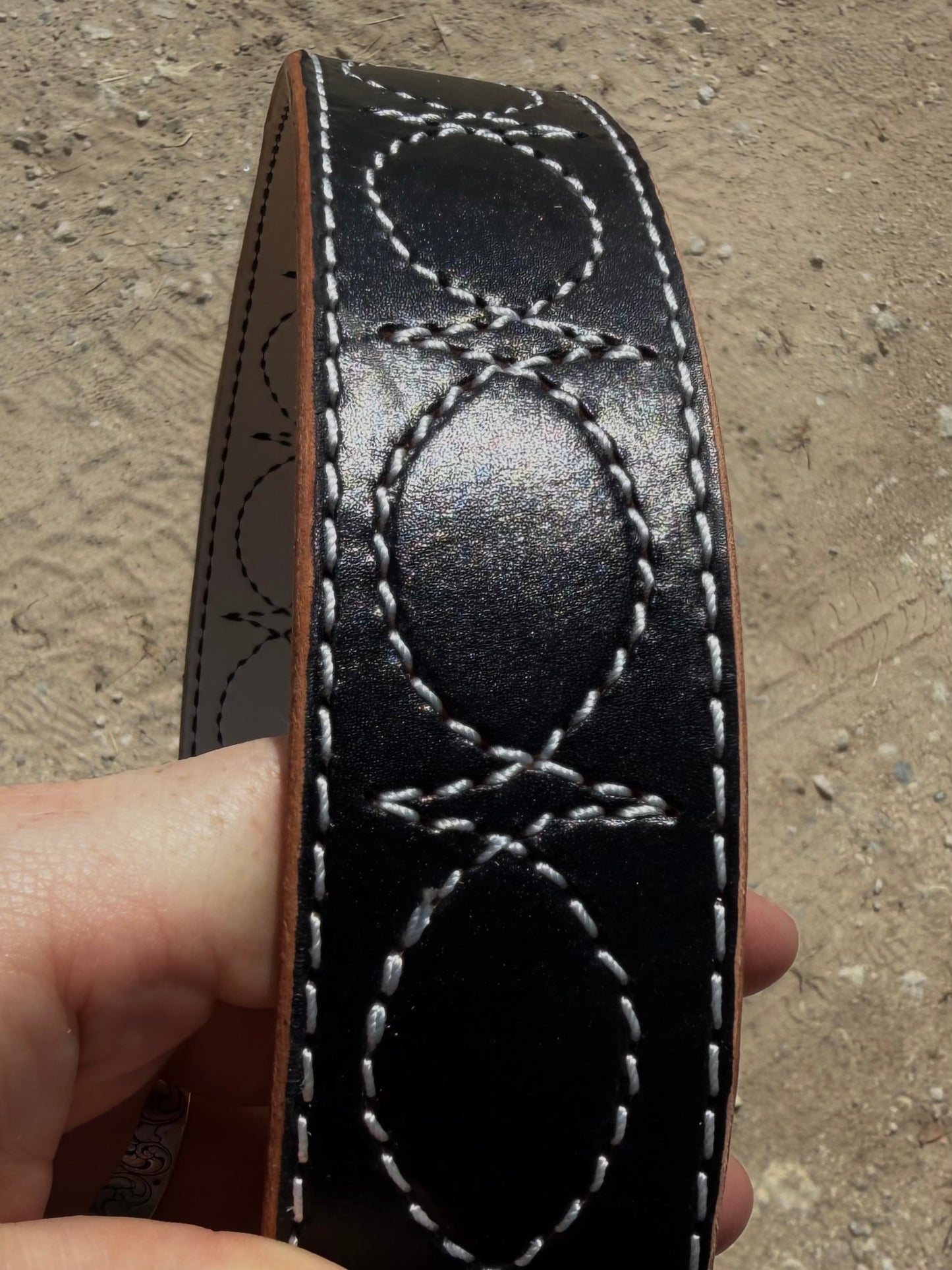 Black Smooth Belt