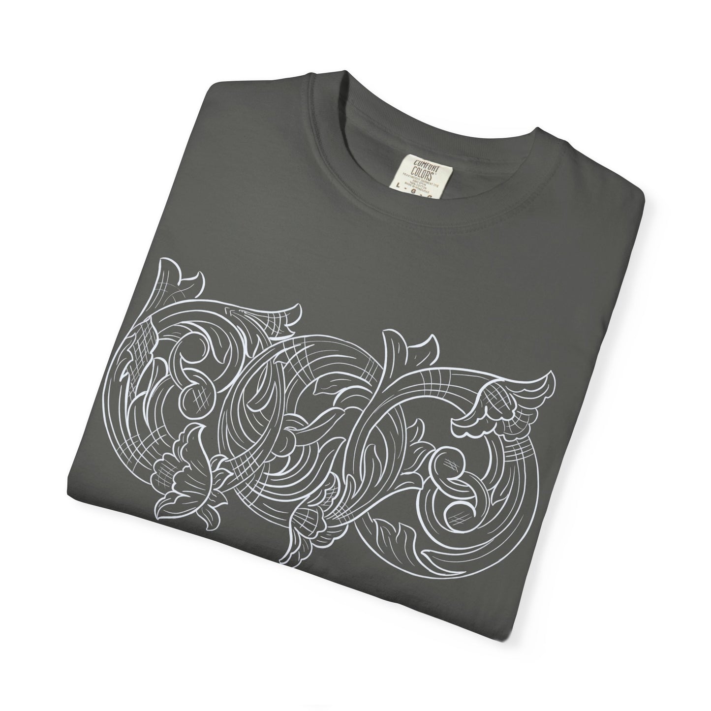 Rising M comfort colors scrolling front - roper logo back