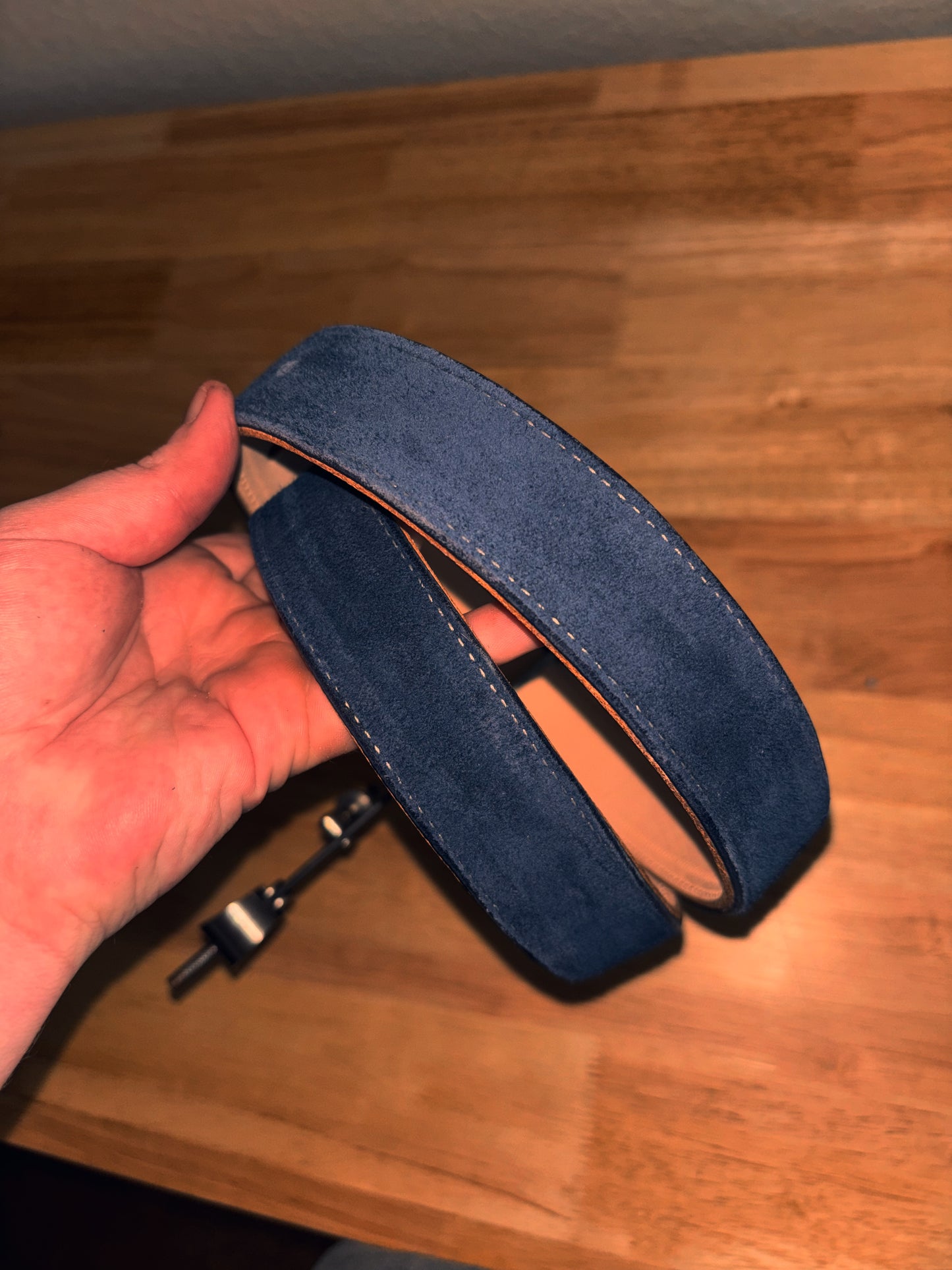 Suede belt 38”