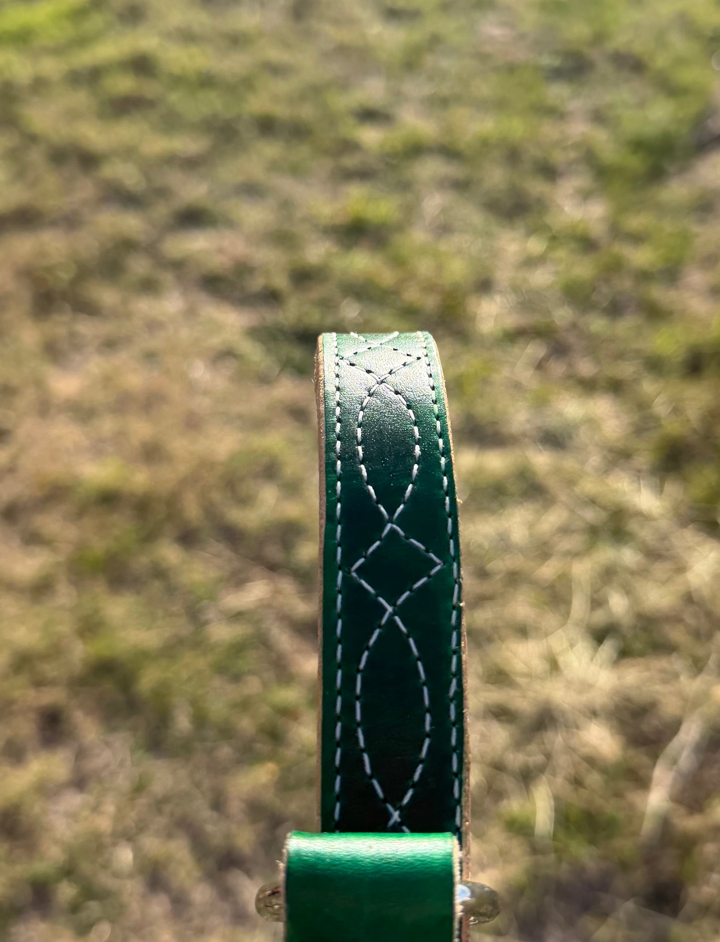 Green hobble belt 1 inch width
