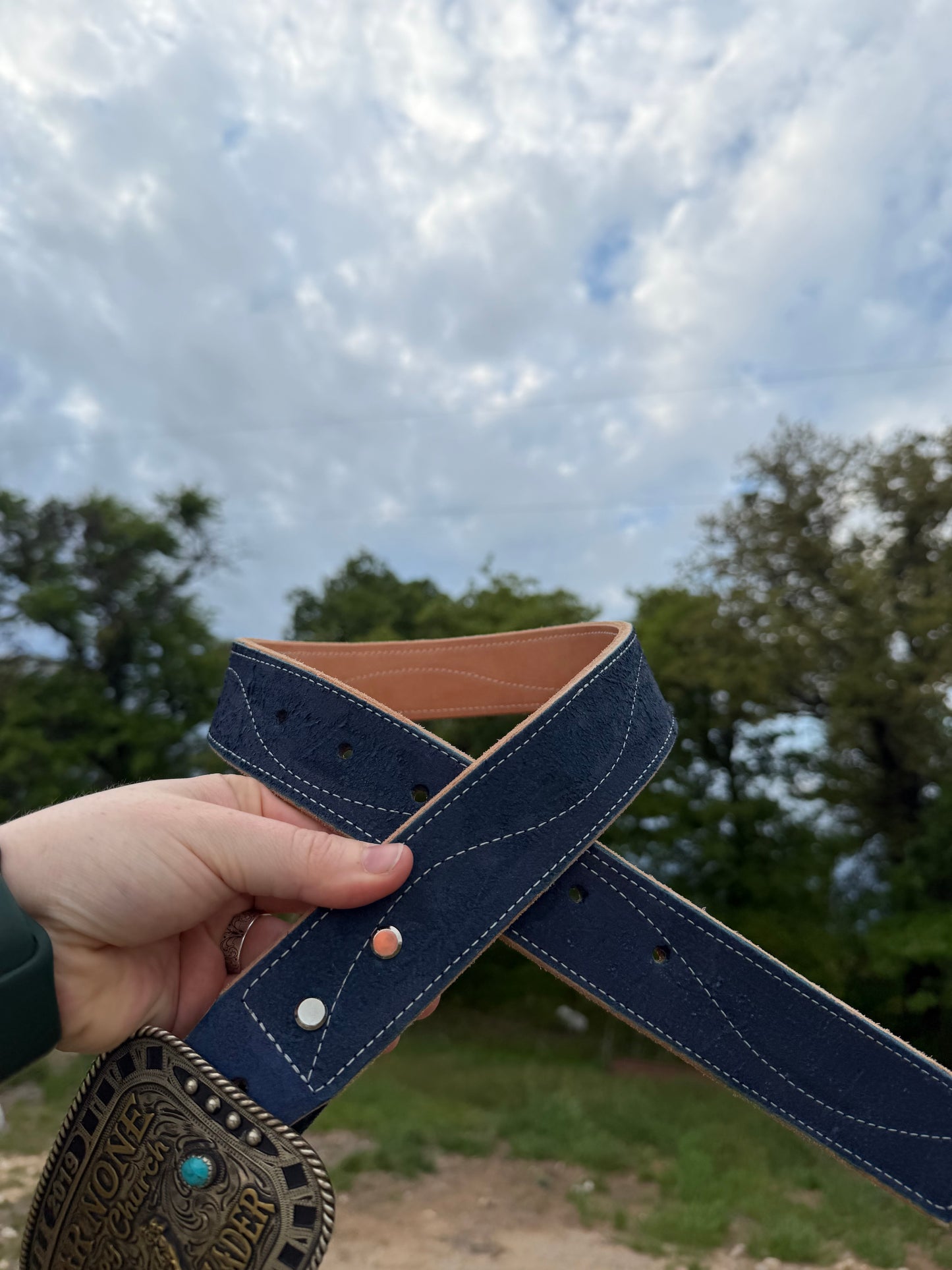 Royal blue rough out (holes 25-31) ready to ship
