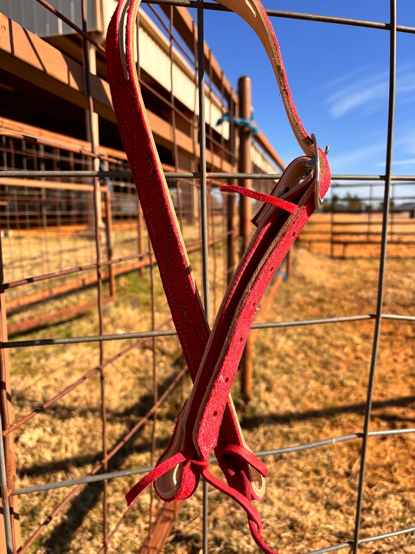 Suede headstall