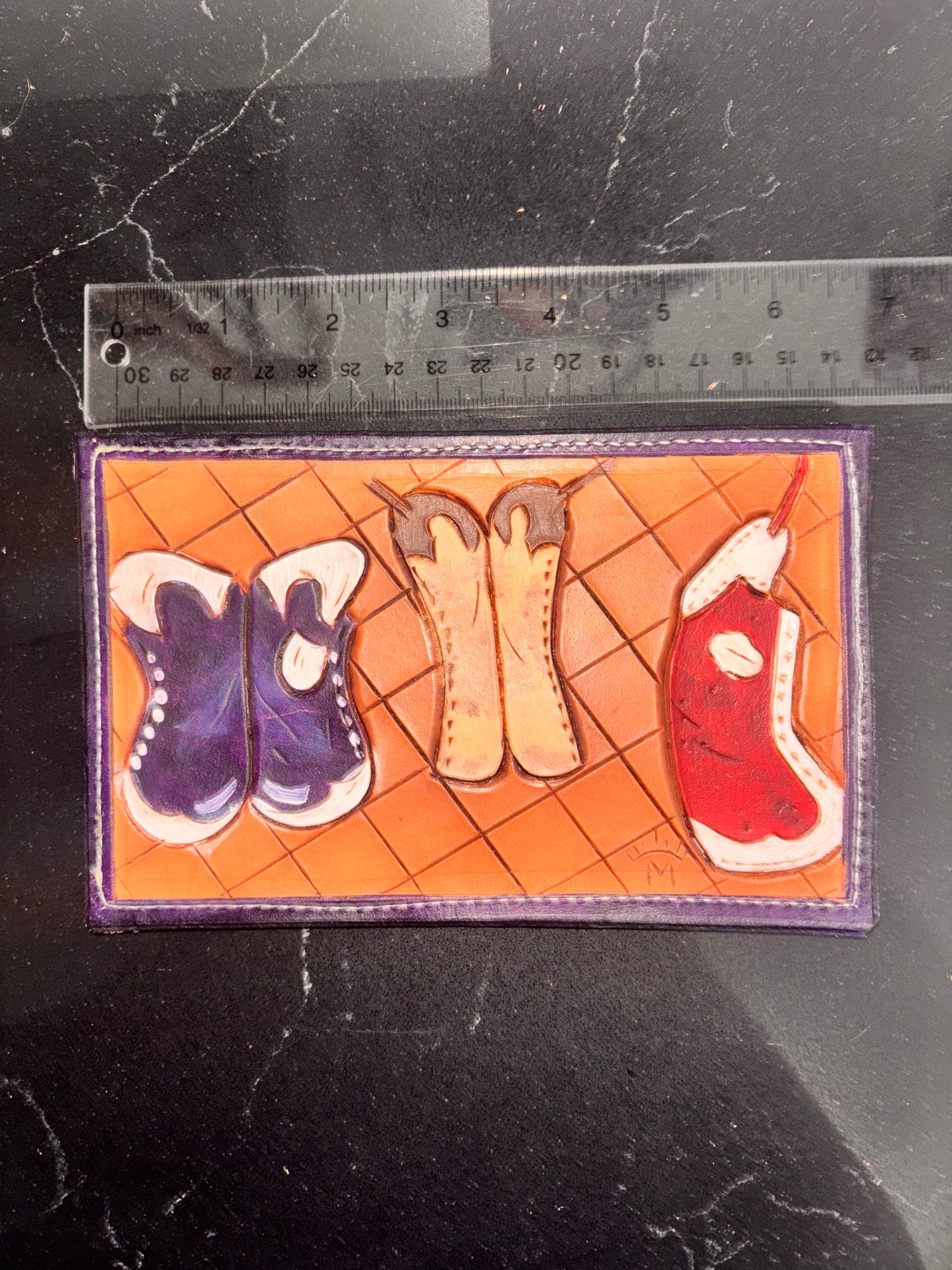Chapped Flat wallet