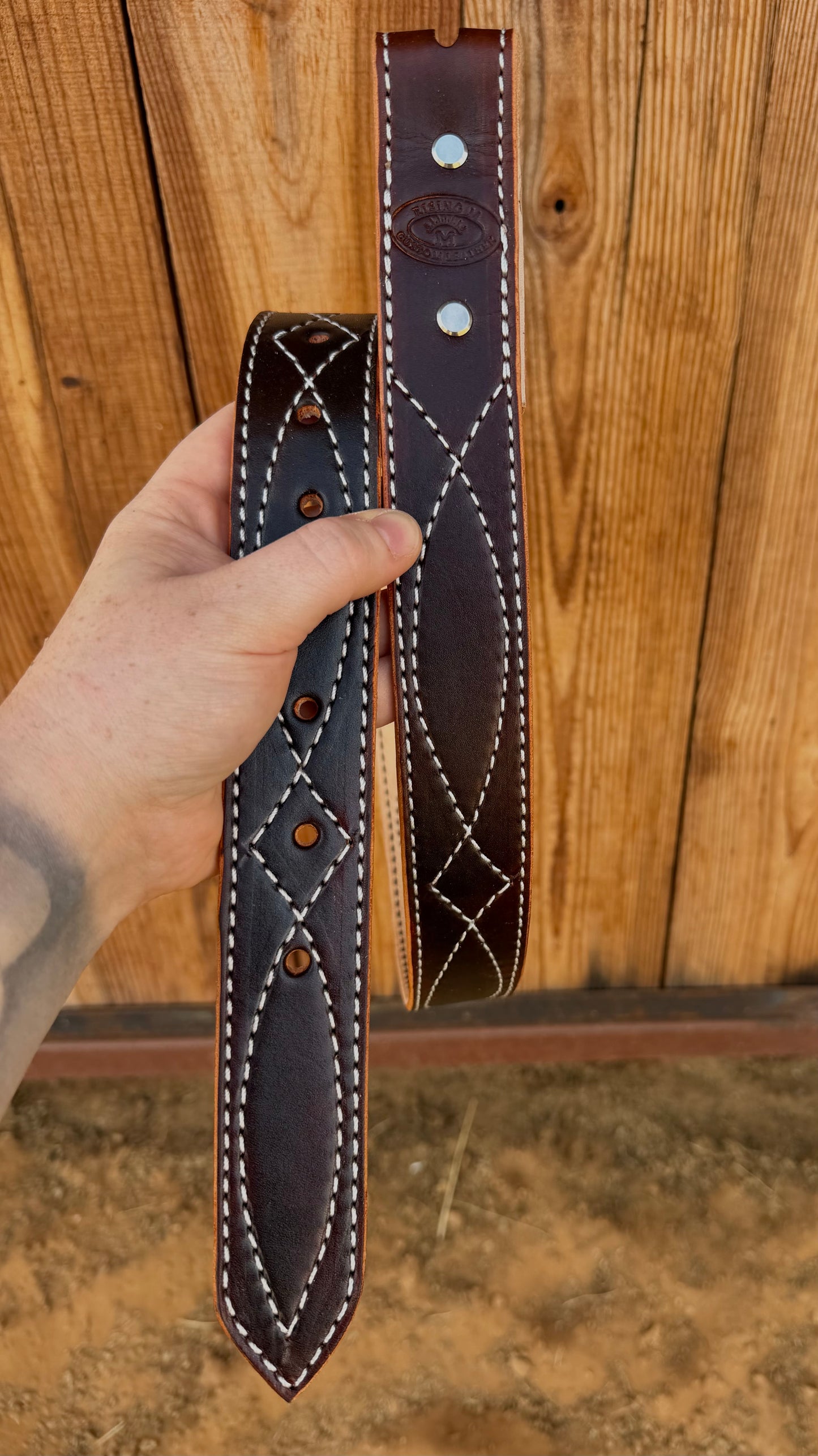 Brown Smooth Belt