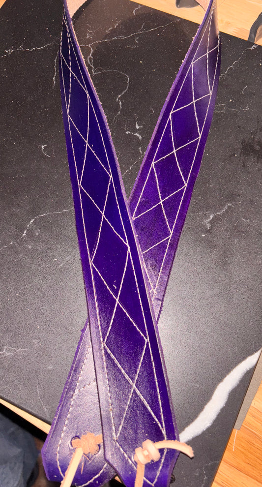 Purse strap diamond stitch