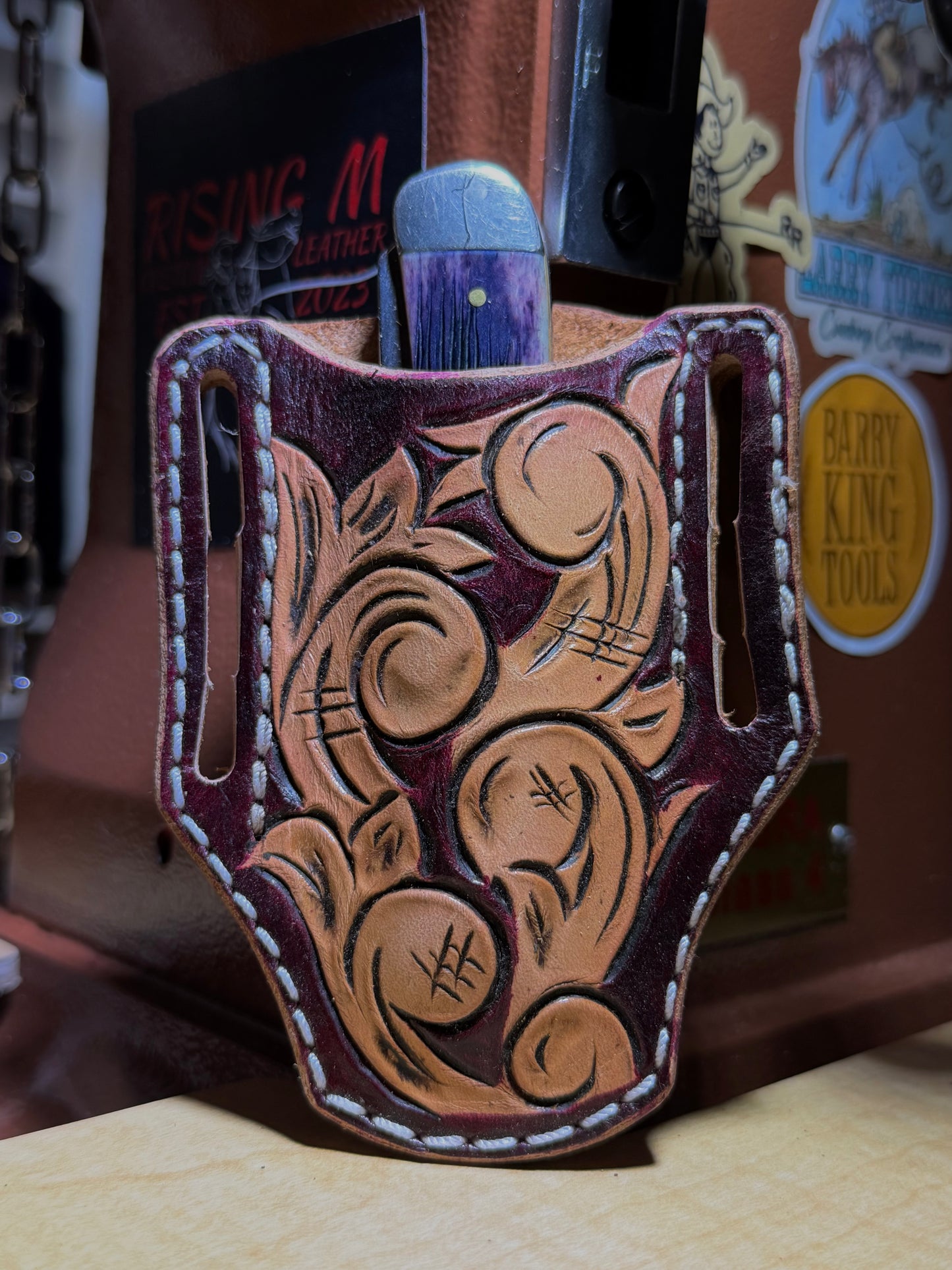 Knife Sheath tooled