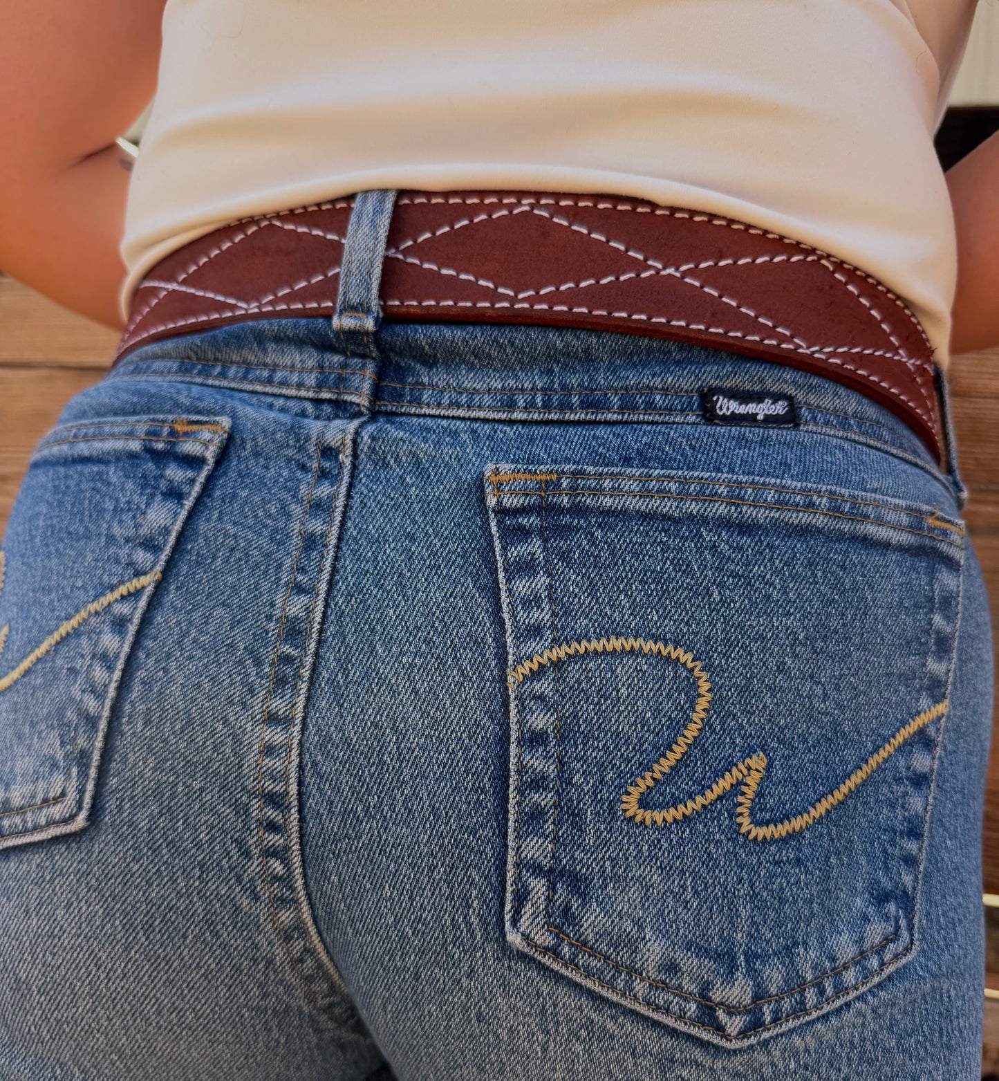 Mahogany rough out belt ￼