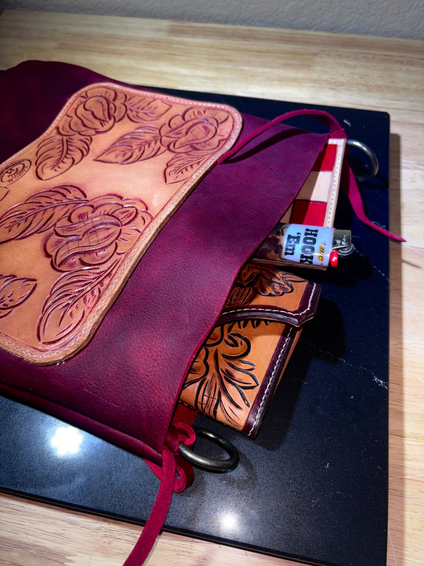 Floral purse