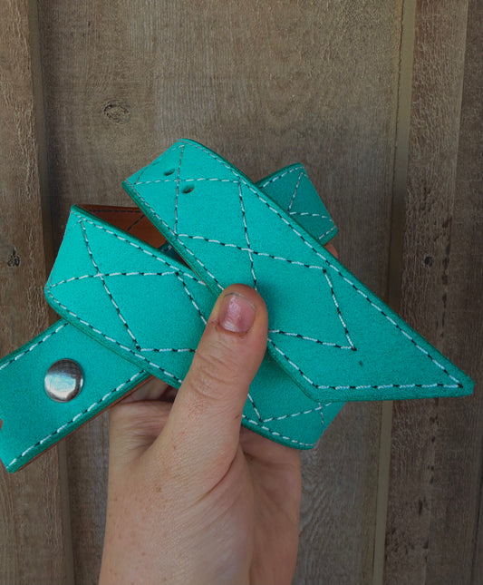 Sea Foam suede belt